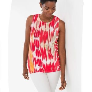 Chico’s warm print essentials tank